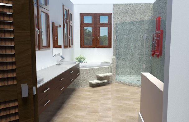 We can provide a detailed three-dimensional rendering that allows you to envision your space with our designs.